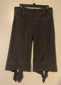 Athleta braune kurze Capri Sporthose Größe 10 - Bild 1 von 5