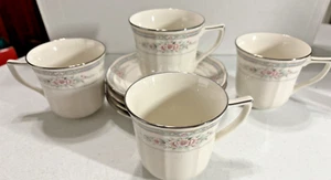 Noritake Ivory China ROTHCHILD #7293 - 4 cups and saucers - Picture 1 of 4