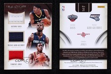 2013 Panini Immaculate Trios Materials /49 Anthony Davis Michael Kidd-Gilchrist