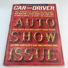 Car and Driver Magazine May 1964 Vintage Automotive Racing Car Enthusiast Review