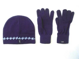 SET CAPPELLO + GUANTI YOU YOUNG COVERI BLU NAVY E BLU ROYAL - Imagen 1 de 1