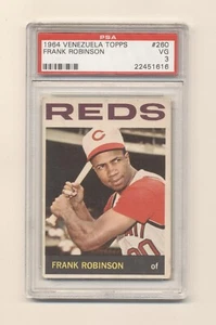 1964 Venezuela Topps Frank Robinson #260 PSA 3 SEHR GUTER NQ! Rote HOF'er! Süß! - Bild 1 von 2