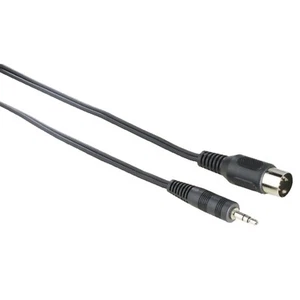 Hama 3,5mm Prise Jack Sur 5-pol. Din-Connecteur 5-pol Câble Adaptateur Câble - Photo 1/3