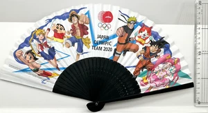 Japanese Anime A folding fan representing 2020 Tokyo Olympics Valuable - Picture 1 of 6