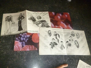 Ancien Catalogue Canada Fur Annex Paris 1930 Fourrure Col Collet Cravate Chapeau - Imagen 1 de 1