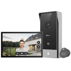 EZVIZ HP5 VIDEOCITOFONO FHD SCHERMO TOUCH 7'' CONTROLLO REMOTO SBLOCCO RFID - Foto 1 di 1