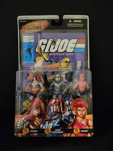 Zartan Zarana Commander Confezione Fumetti G.I. JOE COBRA 25° MOC NUOVO - Foto 1 di 2