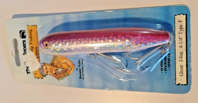 Vintage The Producers Ghost Topwater Fishing Lure NEW ON CARD 3/4oz  4.5" NICE - Image 1 of 3