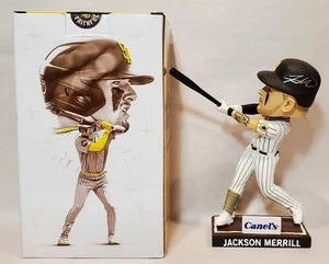 2025 Jackson Merrill Signed 1st Rookie Bobblehead Padres Autograph BAS COA Auto - Picture 1 of 10