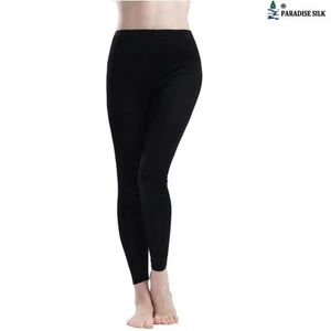 Ropa interior de punto de seda pura para mujer larga Johns solo parte inferior - Imagen 1 de 6