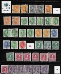 WC1_18786*. VENEZUELA. Large lot of 1904-1909 stamps. Used & MH - Picture 1 of 1