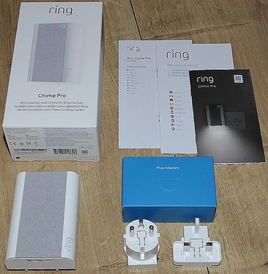 ring Chime Pro (2nd Gen) - Türklingel-Zusatzgong - WLAN-Verstärker - Weiß - OVP - Bild 1 von 4