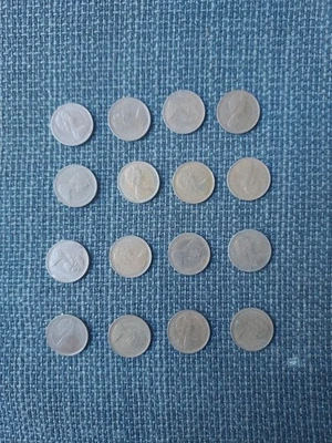16 X Half Penny Coins - Image 1 of 4