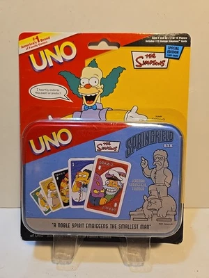 🃏 2005 The Simpsons Springfield Edition UNO Card Game (Sealed) – Krusty Cover - Image 1 of 4