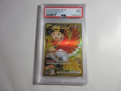 PSA 9 Ethan's Ho-oh EX Hyper Rare Full Art Destined Rivals Pokemon Card - Image 1 of 2
