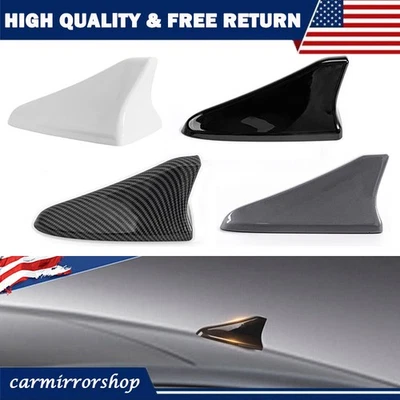 Ebony Black Shark Fin Radio Antenna Cover For Hyundai Sonata Kia Optima 2015~19 - Image 1 of 4