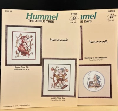 Hunmel  #84023 & #84036 Cross Stitch Patterns /kk - Image 1 of 4