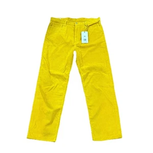 LEVIS x THE SIMPSONS STAY LOOSE CORD PANTS YELLOW MENS SIZE 40X34 NEW HOMER - Picture 1 of 13