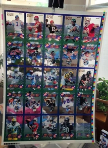 Tarjetas coleccionables de fútbol americano Collector's Edge Boss EQII 1994 placa negativa - Imagen 1 de 9