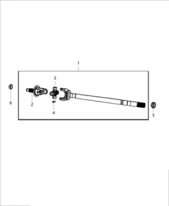 Mopar 6845-6996-AA U-Joint Kit - Picture 1 of 1