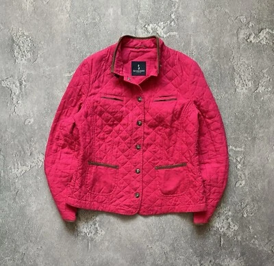 Casaco blazer bombardeiro Schneiders Salzburg Wmns rosa acolchoado com botões  - Imagem 1 de 4