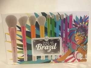 BH Cosmetics TAKE ME BACK TO BRAZIL 10 Piece Brush Set NIB - Picture 1 of 2