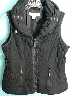 Chaleco Laura Ashley Damas PS Negro Cremallera Frontal Dos Bolsillos Foto 1 de 4