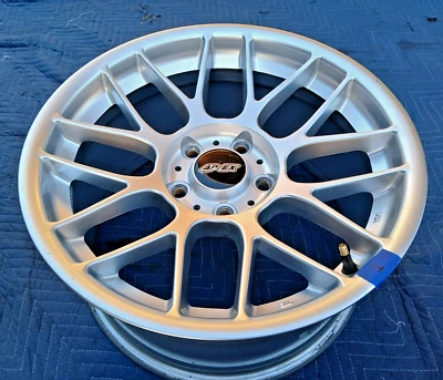 Apex ARC-8 Wheel Rim 17x9 et30 5x120 *Hyper Silver* 17 lbs for BMW E90 E30 M3 #1 - Image 1 of 4