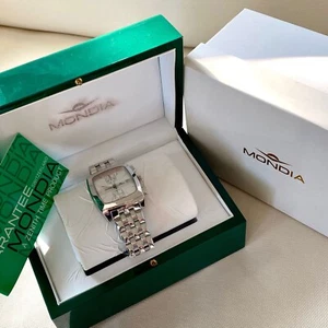 Orologio Mondia Zenith Chronograph automatic Vintage Nos Box Tag Garanzia 40 mm - Foto 1 di 8