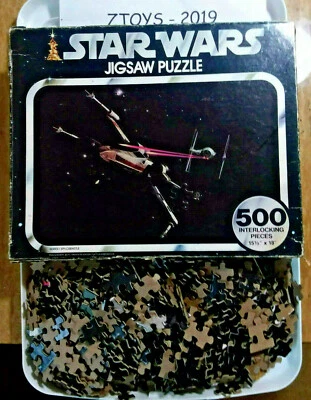 Auténtico rompecabezas vintage Kenner 1977🧩STAR WARS🧩500 PIEZAS🧩BATALLA ESPACIAL Foto 1 de 4