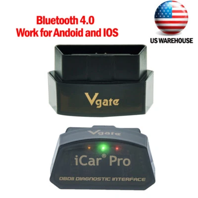 Vgate iCar Pro Bluetooth 4.0 Adaptador OBD2 Lector de Código Escáner EE. UU. en Stock Foto 1 de 4