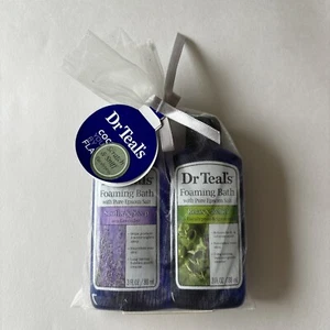 Dr Teal's Foaming Bath 2pk Relax & Relief / Soothe & Sleep 3 fl oz ea New - Picture 1 of 8