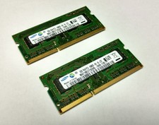 Samsung 4GB 2x2GB Ram SO-DIMM PC3-10600S 09-10-ZZZ / DDR3-1333 M471B5773CHS-CH9