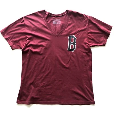 Camiseta masculina preta logotipo Borgonha B gola V GG - Imagem 1 de 3