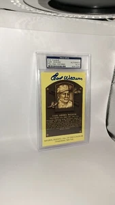 Earl Weaver Baltimore Orioles Signed HOF Plaque Postcard PSA/DNA Certified  - Picture 1 of 3