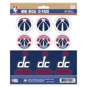 Washington Wizards Mini Decal 12 Pack [NEW] NBA Sticker Emblem Car Truck - Picture 1 of 1