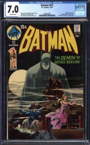 BATMAN #227 CGC 7.0 OW PAGES // DETECTIVE COMICS #31 COVER SWIPE DC 1970