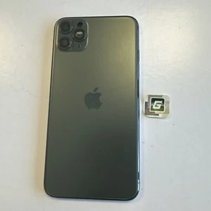 Marco de carcasa desnudo genuino OEM 7/10 verde Apple iPhone 11 Pro Max - Imagen 1 de 2