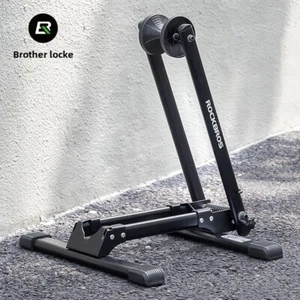 Dual-Pole Bike Parking Rack with Mountain Bike Repair Stand and Road BikeDisplay - Picture 1 of 9