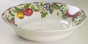  9 1/2" runde Gemüseschüssel in Sonoma (hellbrauner Korpus, Randform) von Sakura (RAR) - Bild 1 von 2