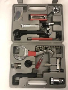 BIKE BICYCLE HOME MECHANIC 25PC TOOL KIT SET REPAIR NEW - Picture 1 of 1