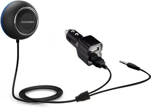 Coocheer Bluetooth 4.0 Wireless Music Receiver Hands free Car Kit with 3.5 mm - Picture 1 of 7