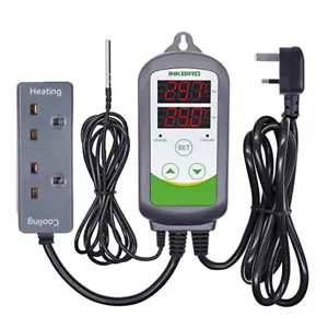 Temperature Controller Thermostat 308 Brew Wine Making Greenhouse Seed Sprout UK - Picture 1 of 12