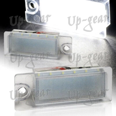 For Volvo V70 S60 S80 XC70 XC90 Xenon White 6000K SMD LED License Plate Lights - Image 1 of 4