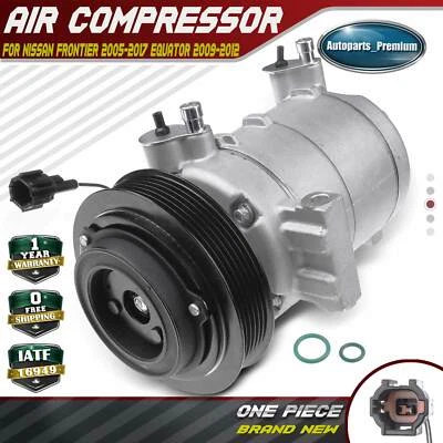 AC Compressor with Clutch for Nissan Frontier 2005-2017 Suzuki Equator 2009-2012 - Image 1 of 4