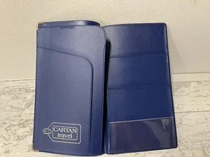 Vintage Cartan Travel Wallet Holder Case Cover Passport 1976 - Picture 1 of 7