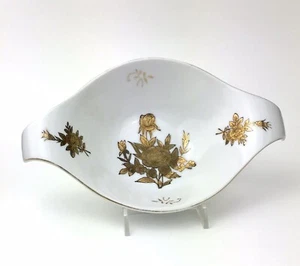 Vintage Gravy Bowl Arnart Hoja de Oro Rosas Transferencia-ware Porcelana 5346 Blanco - Imagen 1 de 7