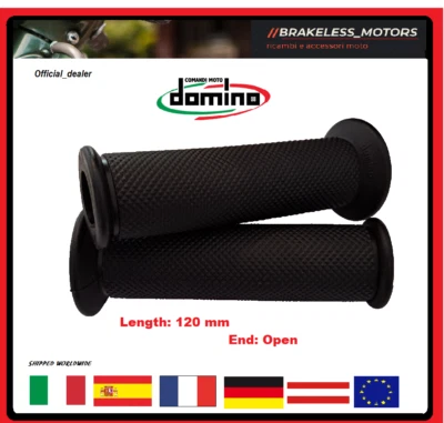 COPPIA MANOPOLE DOMINO YAMAHA  FZ6 FAZER S2 ABS 600 08 - FZ6 NS 600 06 - Immagine 1 di 4