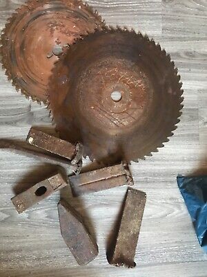 Antikes Werkzeug Sägeblätter , Keile ,Hammer 8 Teile Konvolut  • 5€