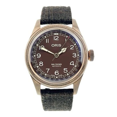 Oris Big Crown Pointer Date Bronze Brown Dial 40mm Automatic Men’s Watch 7741 - Image 1 of 4